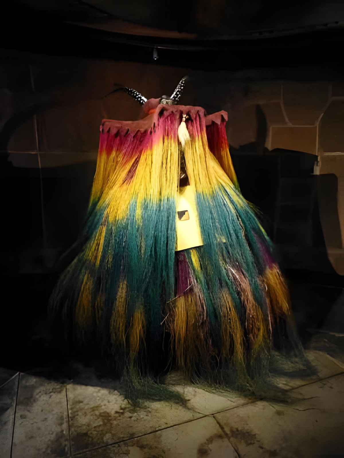 Costume sacré lors d'une cérémonie vodoun